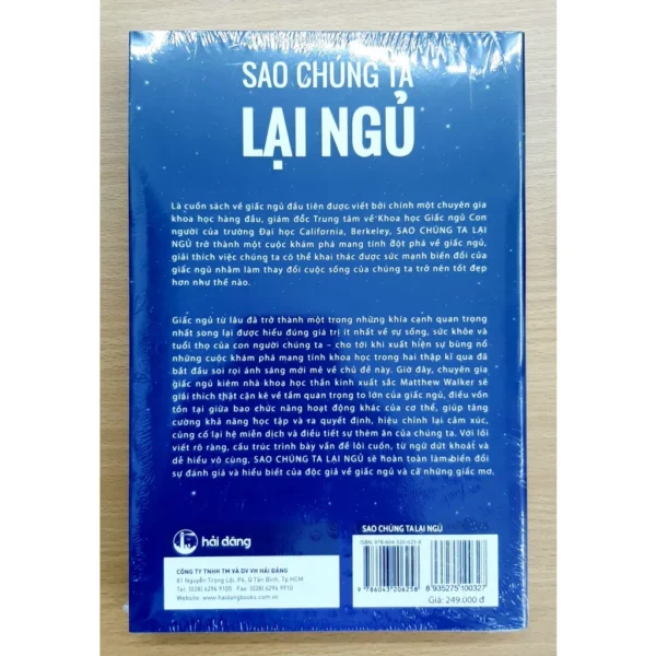 Sách - Sao Chúng Ta Lại Ngủ: Khám Phá Sức Mạnh Của Giấc Ngủ Và Những Giấc Mơ